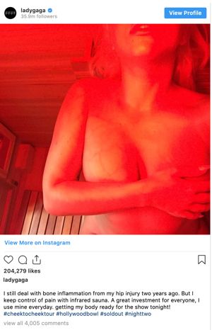 Infrared Sauna not just for celebrities